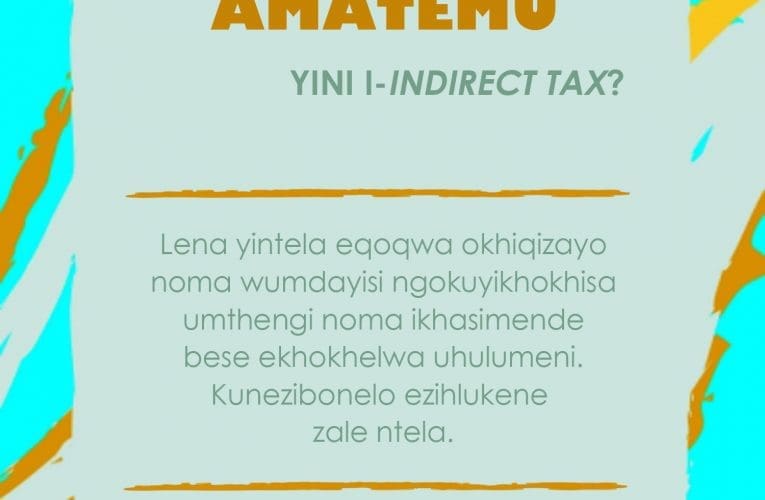 YINI I-INDIRECT TAX?