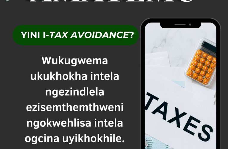 YINI I-TAX AVOIDANCE?