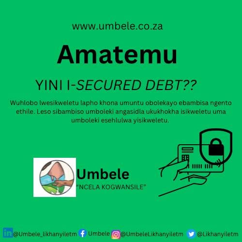 YINI I-SECURED DEBT?