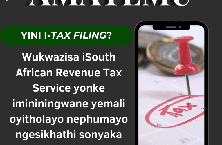 YINI I-TAX FILING?